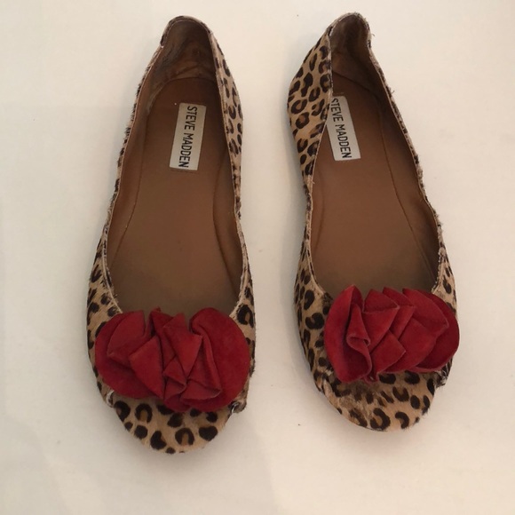 ‼️‼️SALE‼️‼️Steve Madden Pony Hair Flats - Picture 1 of 6
